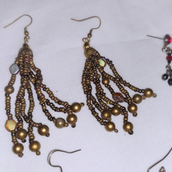 LOT 8 pair earrings - Picture 7 of 8